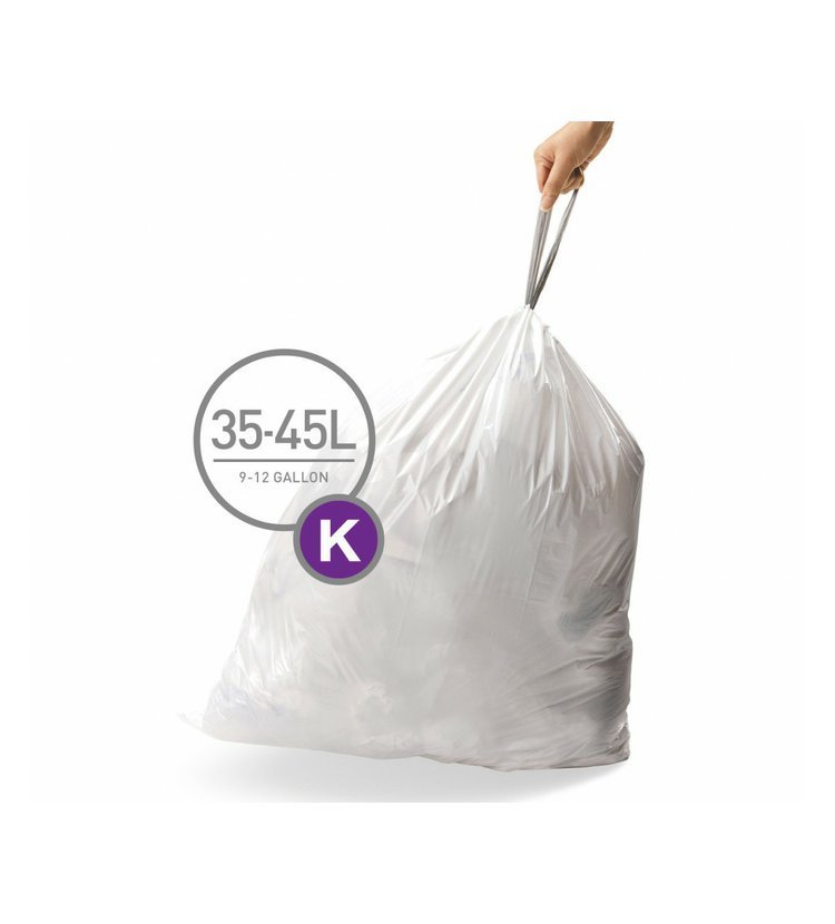 Typ K - sáčky do odpadkového koše Simplehuman 35-45 l, zatahovací, 20 ks CW0171