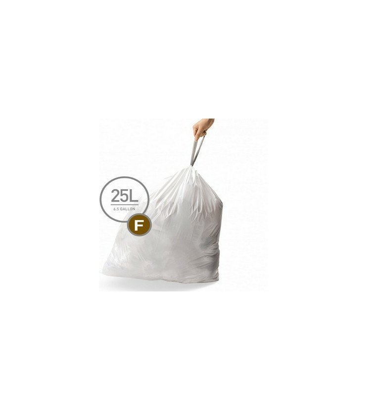 Typ F - sáčky do odpadkového koše Simplehuman 25 l, zatahovací, 20 ks