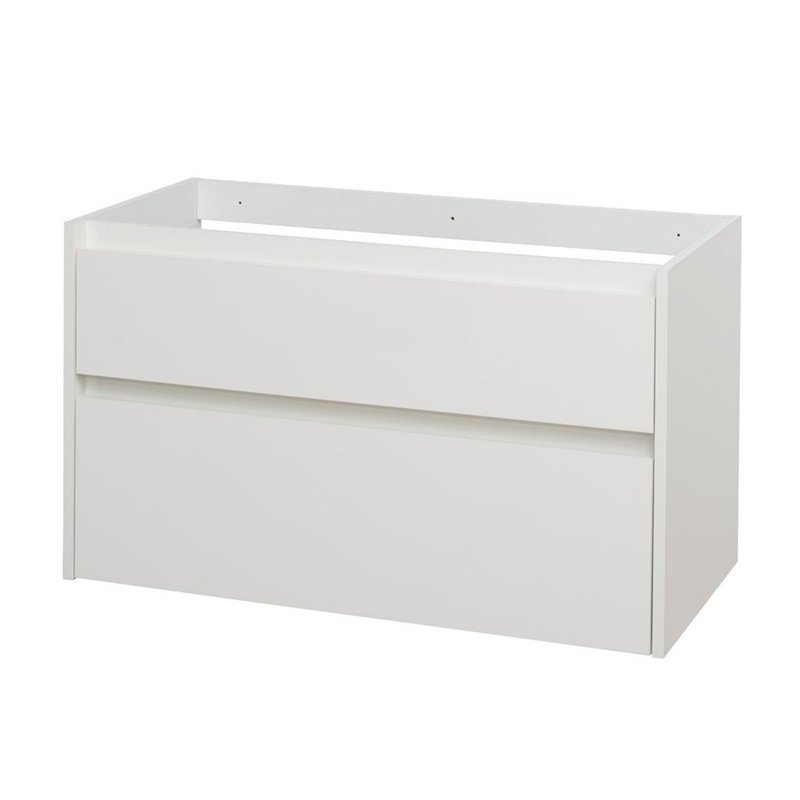 Opto, koupelnová skříňka 101 cm, bílá CN912S