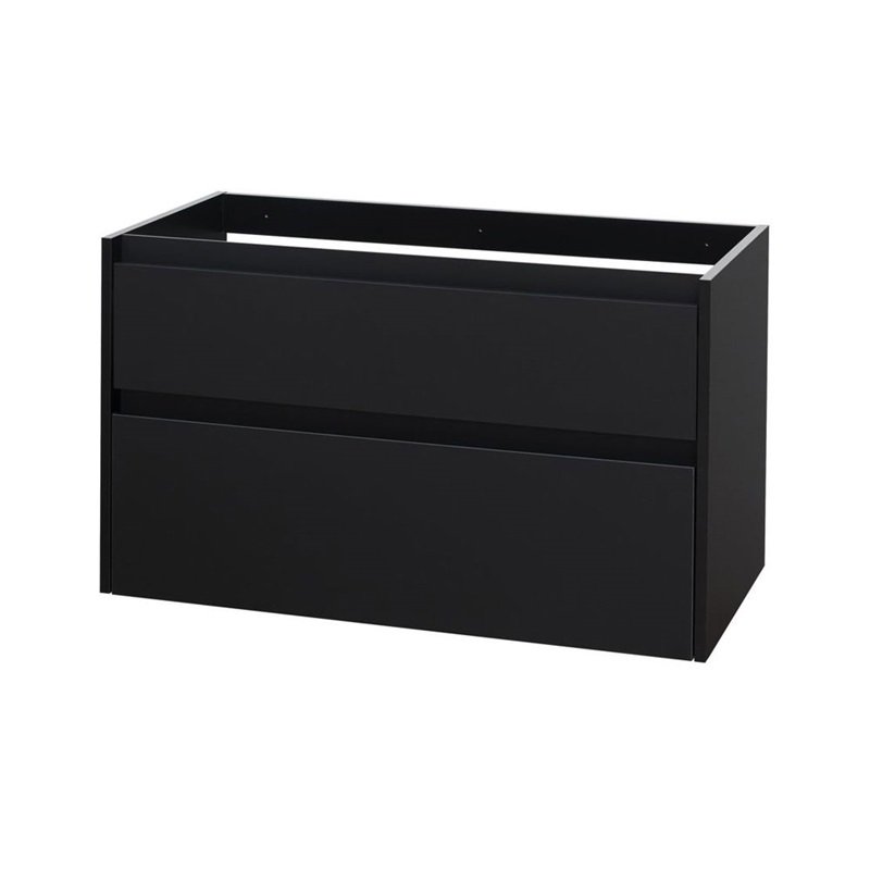 Opto, koupelnová skříňka 101 cm, černá CN942S