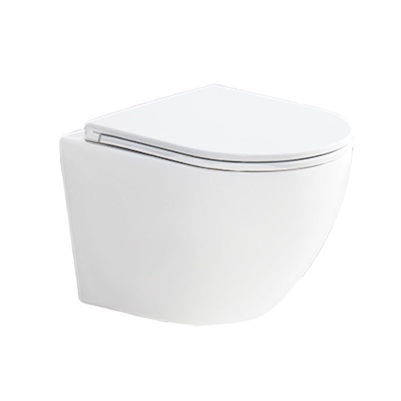 WC závěsné kapotované, Smart Flush Rimless, 495x360x370, keramické, vč. sedátka (Slim) VSD82T1