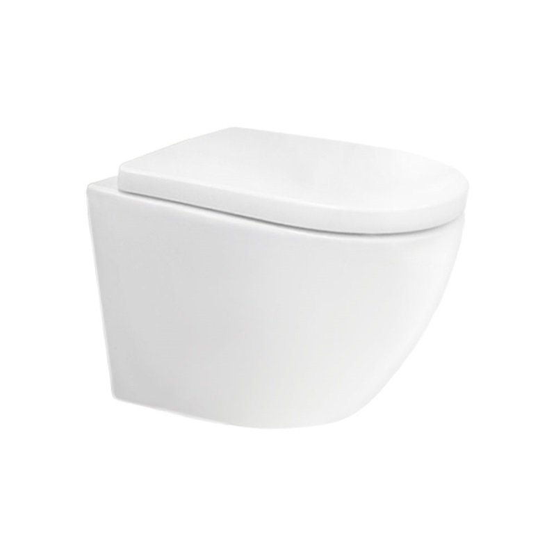 WC závěsné kapotované, Smart Flush Rimless, 495x360x370, keramické, vč. sedátka VSD82T2