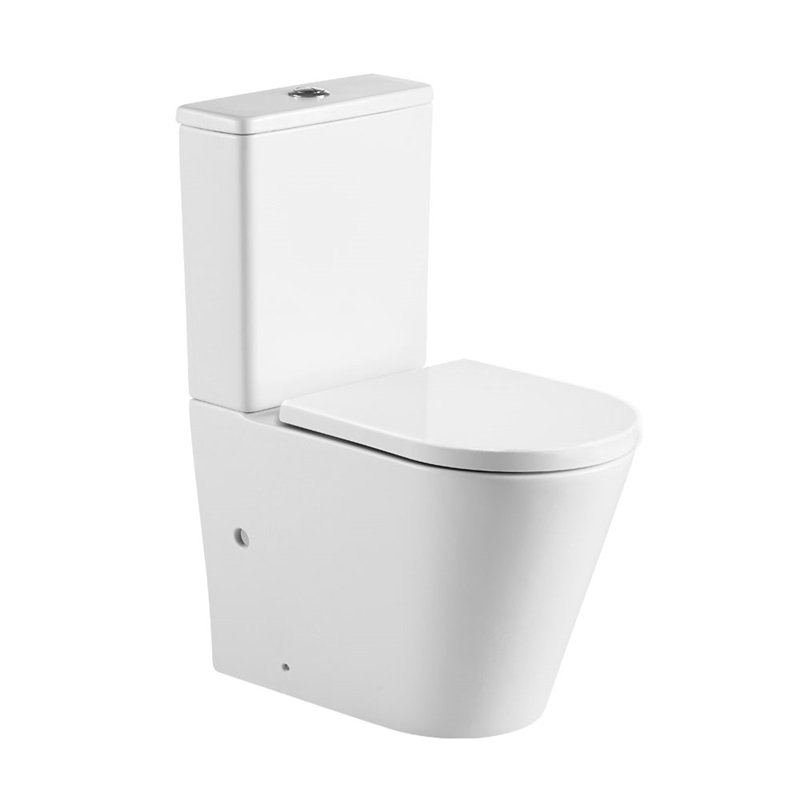 Mereo WC kombi vario odpad, kapotované, Smart Flush Rimless, 605x380x825mm, keramické vč. sedátka VSD91T2