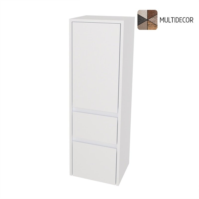 Opto koupelnová skříňka vysoká 125 cm, pravé otevírání, multidecor A CN995P multidecor A