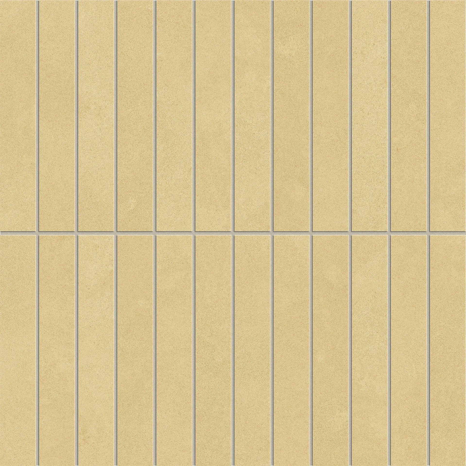 Retina Senape - dlažba mozaika 30x30, tl. 6,5 mm žlutá s dekorem