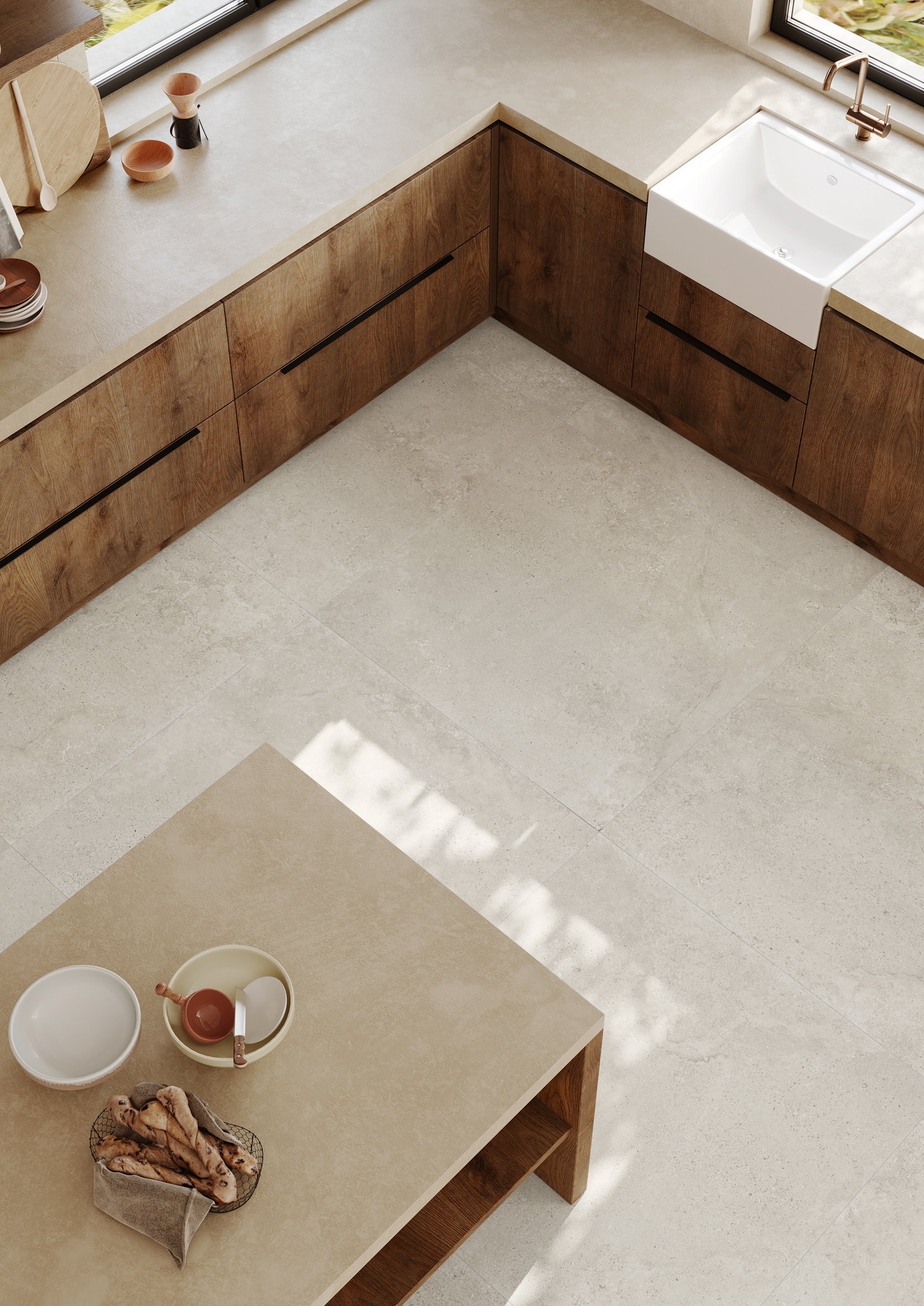 Náhled Closer White - dlažba rektifikovaná 60x120, tl. 6,5 mm bílá