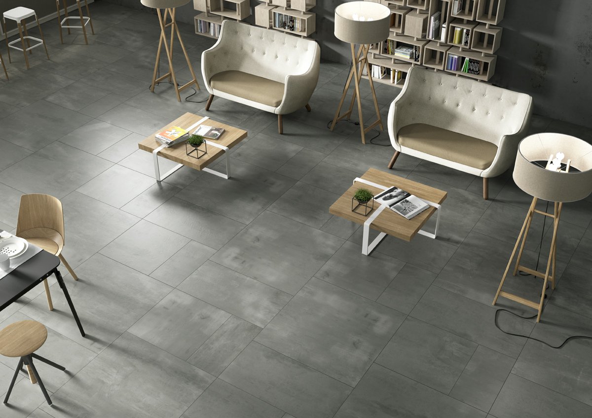 Náhled Creative Concrete Grey - dlažba rektifikovaná 60x60 šedá se strukturou
