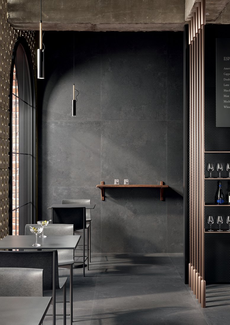 Náhled Replay Nero - dlažba rektifikovaná 60x120 černá hedvábná