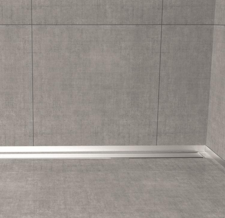 GPS5/10 - profil ke sklu, délka 125 cm/45 mm, nerez ocel broušená