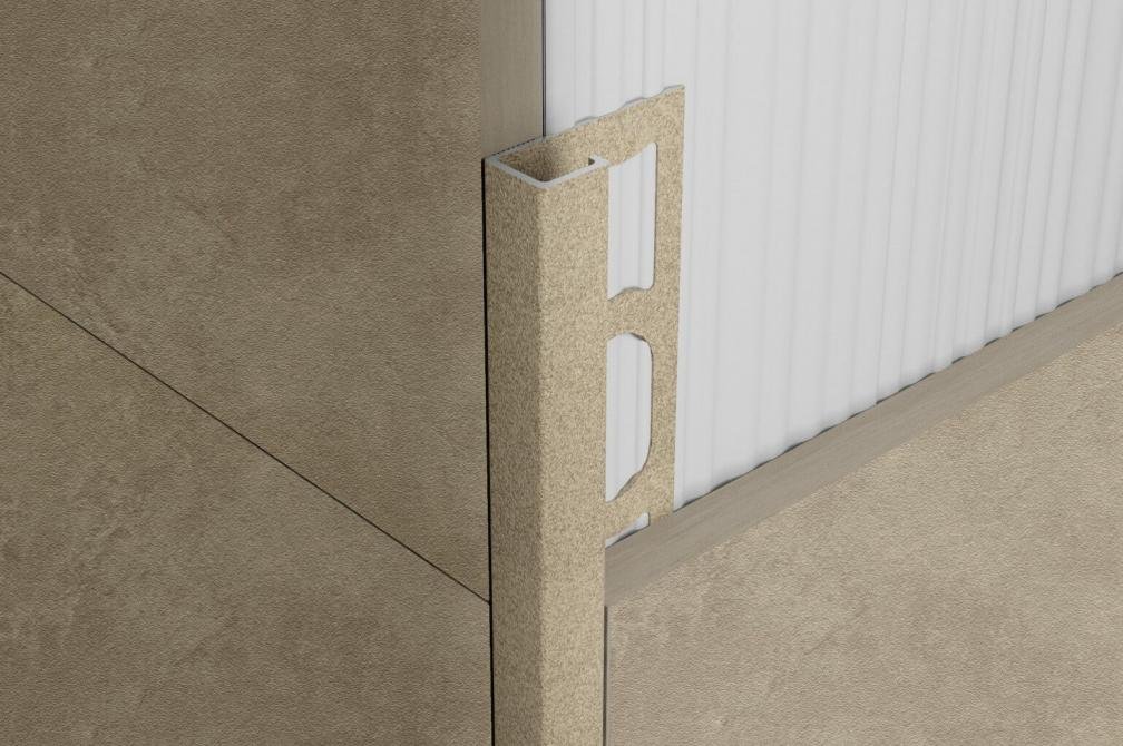 ZQVN/12,5 - profil pro venkovní roh, délka 270 cm, lakovaný hliník Trend Color Stone Testa di Moro