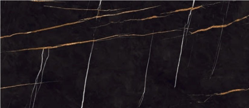 La Marmoteca Sahara Noir - dlažba rektifikovaná 59,6x119,4 černá