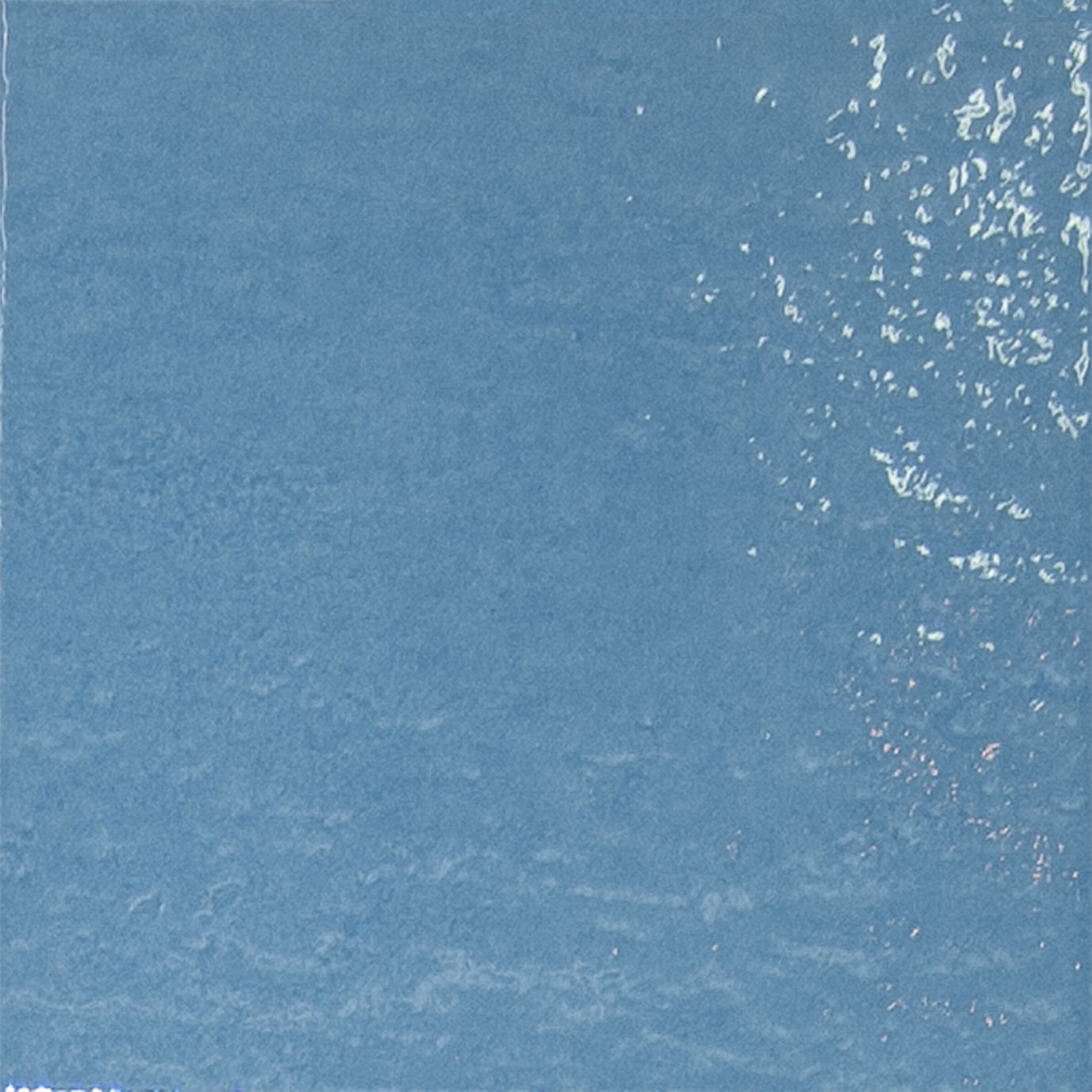 Azzurro - dlažba 34x34 modrá lesk