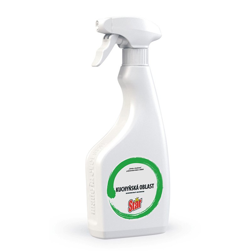 STAR uživatelsky přívětivá řada - kuchyňská oblast, s rozprašovačem, 500ml