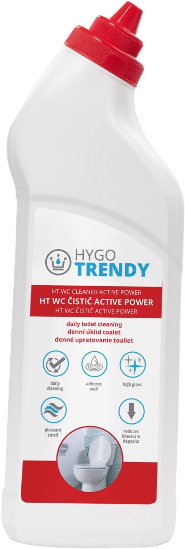 WC čistič Active Power Hygotrendy, 750 ml - tekutý čistič WC a sanitárního vybavení 21G.HT3W07506