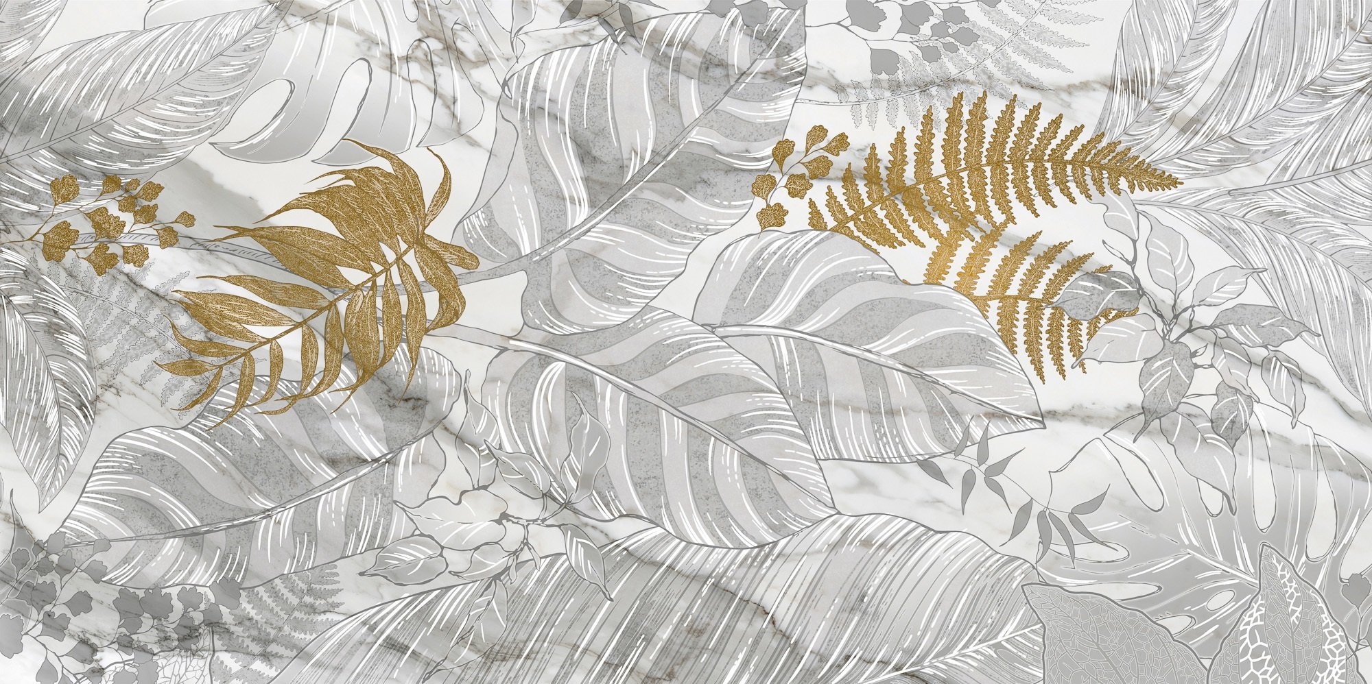 Náhled Mito Ins. Driadi Borghi A+B RT - obkládačka rektifikovaná inzerto set 60x119,5 lesk