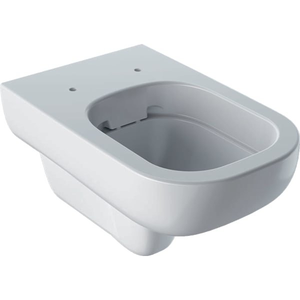 Geberit - sanitární keramika Závěsné WC s hlubokým splachováním Geberit Smyle, Rimfree, bez WC sedátka 500.210.01.1