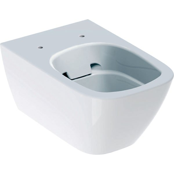 Geberit - sanitární keramika Závěsné WC s hlubokým splachováním Geberit Smyle Square, Rimfree, bez WC sedátka 500.208.01.1