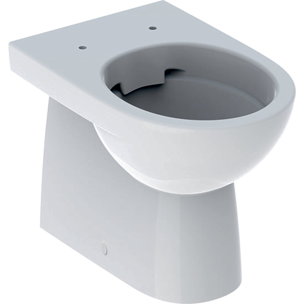 Stojící WC Geberit Selnova s hlubokým splachováním, vodorovný nebo svislý odpad, Rimfree, bez WC sedátka