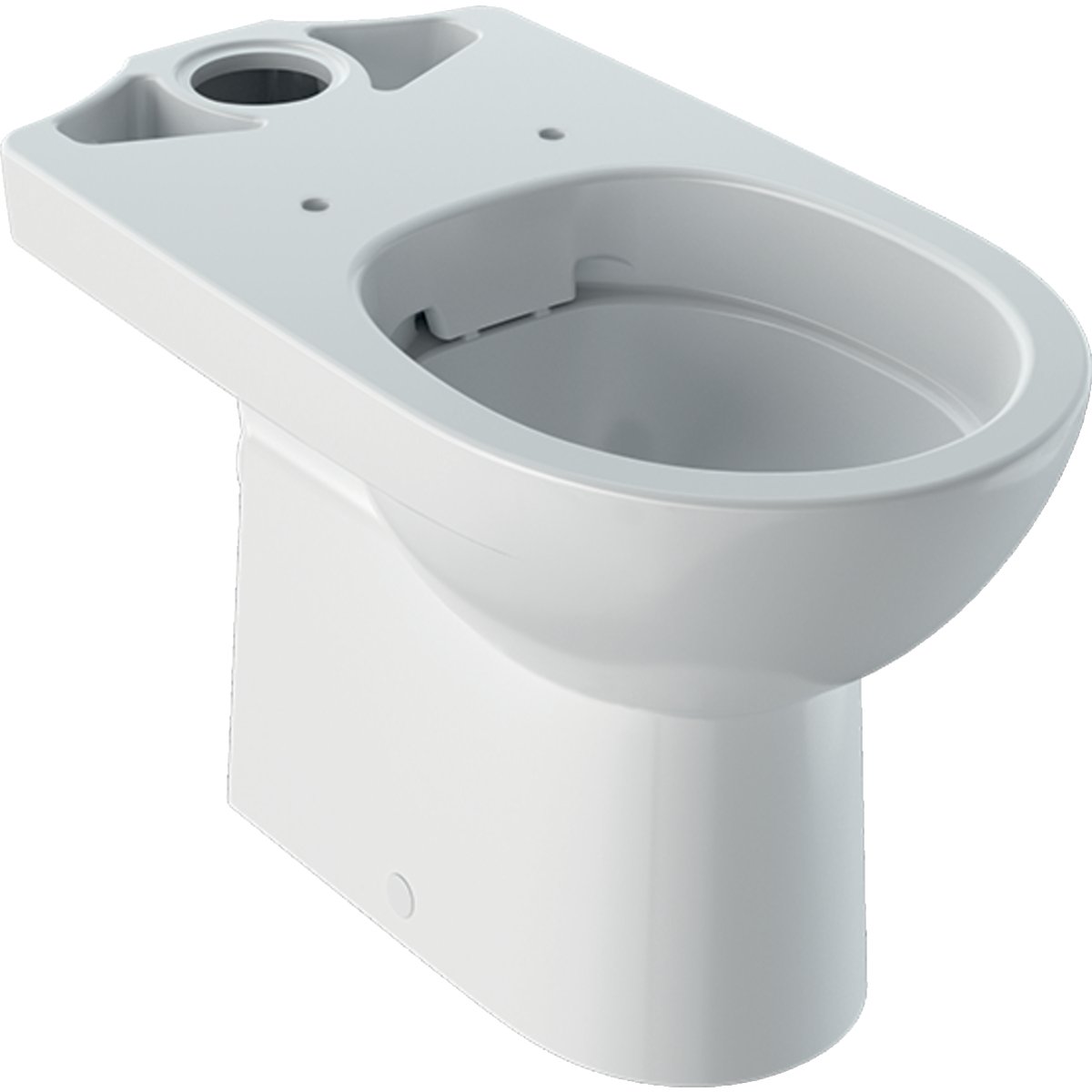 Kombi WC Geberit Selnova s hlubokým splachováním, vodorovný odpad, Rimfree, bez nádržky a WC sedátka