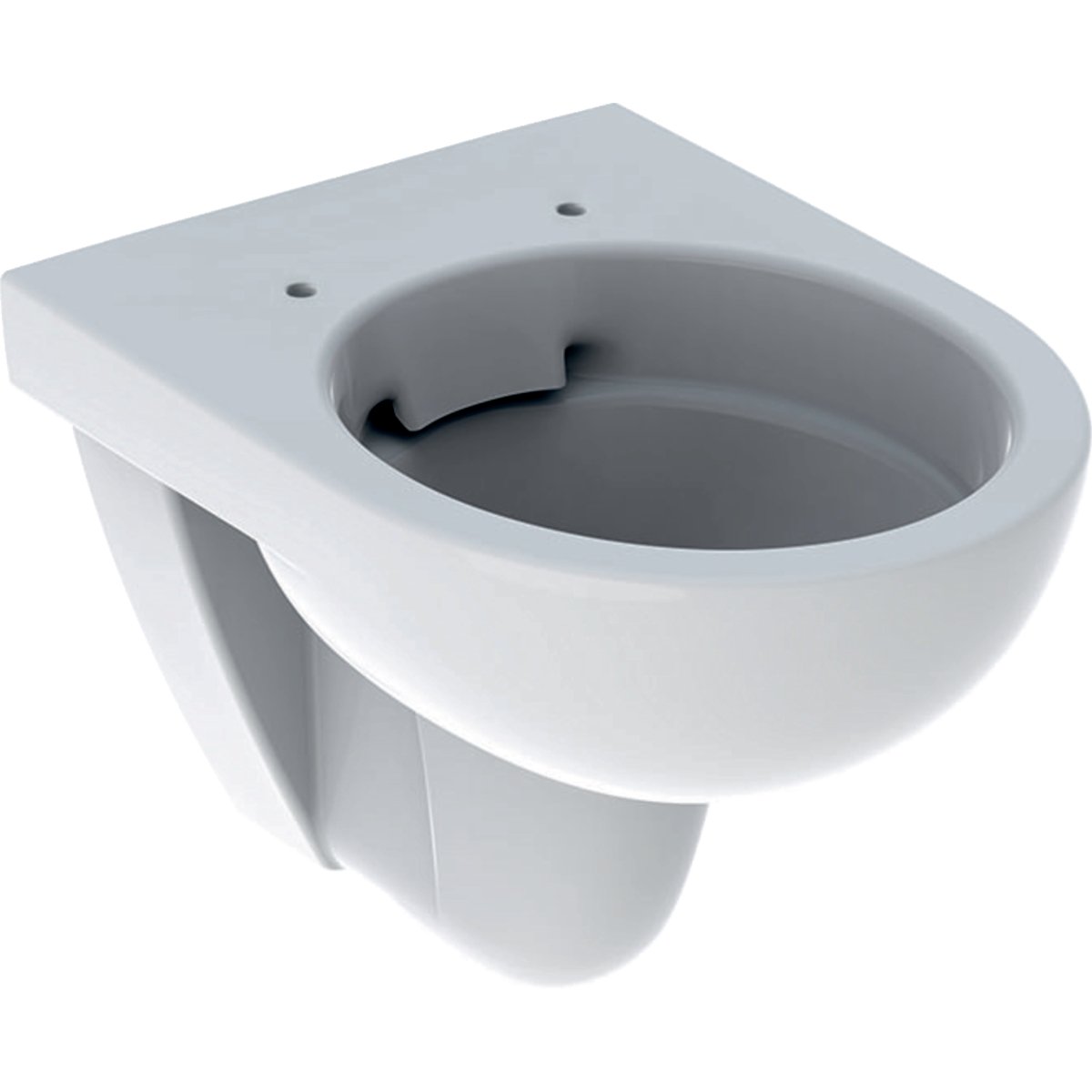 Geberit - sanitární keramika Závěsné WC Geberit Selnova Compact s hlubokým splachováním, zkrácené, Rimfree, bez WC sedátka 500.349.01.1