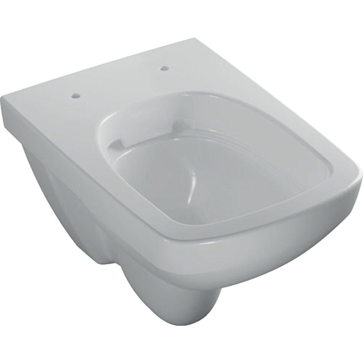 Geberit - sanitární keramika Závěsné WC Geberit Selnova Compact s hlubokým splachováním, zkrácené, Rimfree, bez WC sedátka 500.280.01.1