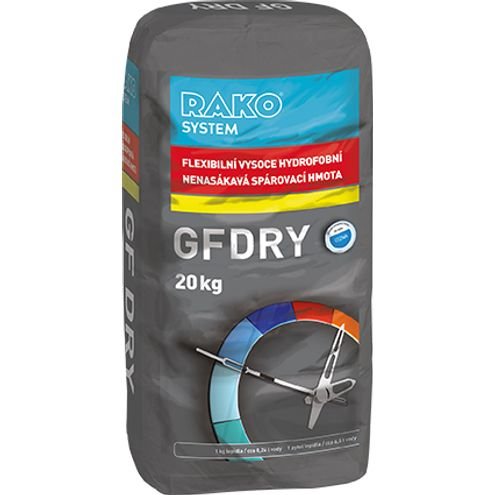 GFDRY 121 manhattan - flexibilní vysoce hydrofobní nenasákavá spárovací hmota, 5 kg B.GFDRY.R005.121