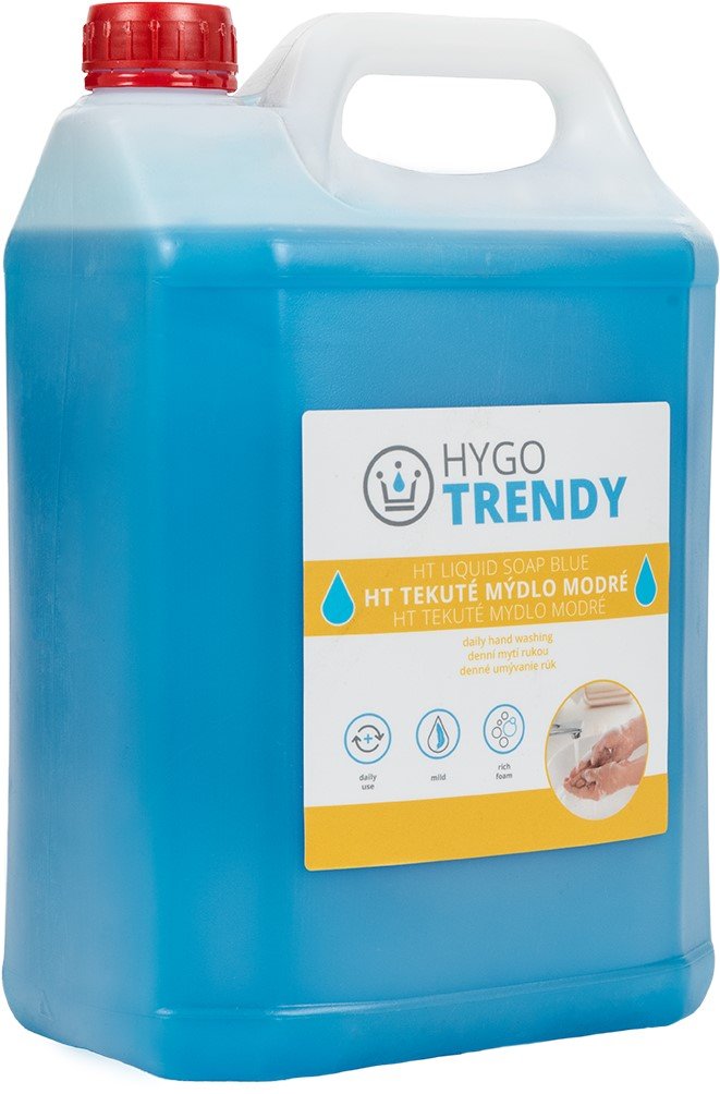 Tekuté mýdlo Hygotrendy, modré, 5L - vůně Fresh Wave 351.HT25020