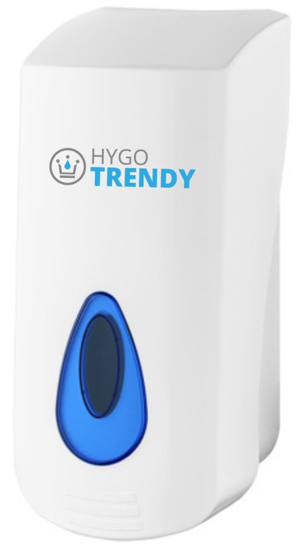 Dávkovač mýdla tekutého Hygotrendy, 400 ml, bílý 314.HT4104