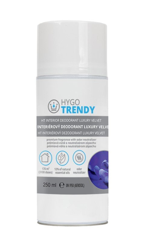 Interiérový deodorant Hygotrendy, náplň do el. osvěžovače, Luxury Velvet, 250 ml 361.HT7234BV
