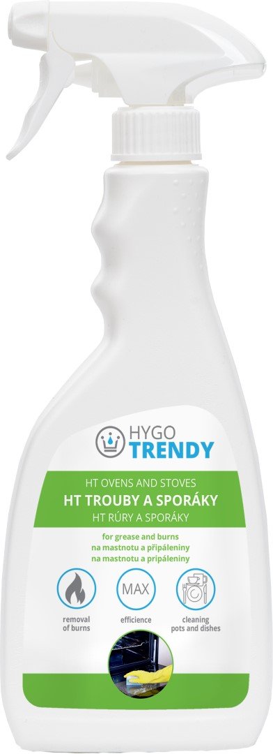 Trouby a sporák Hygotrendy, 500 ml - k čištění mastnot a připálenin - sporáky, trouby, grily, digestoře, konvektomaty, fritézy, nádobí 21H.HT4T05009