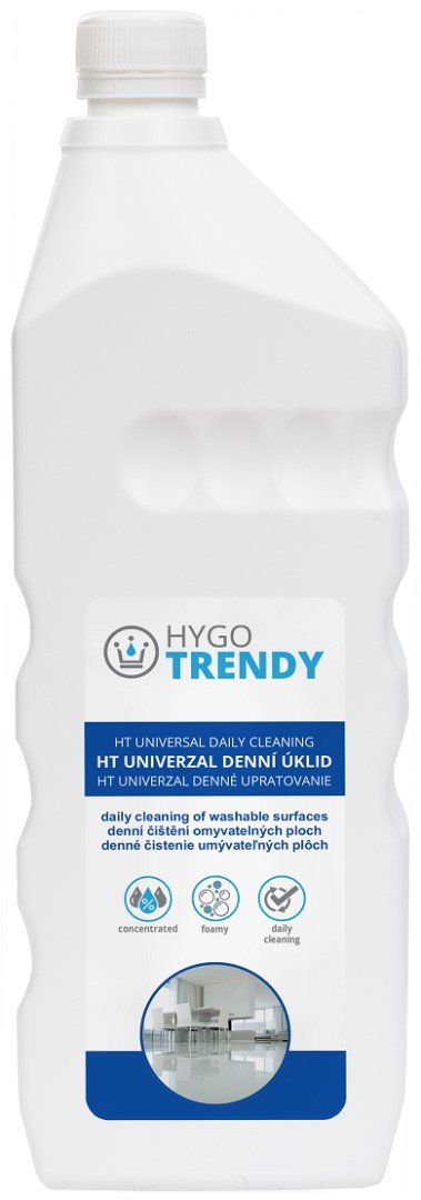 Univerzal denní úklid Hygotrendy, 1 L - denní čištění omyvatelných ploch 21E.HT1A10100