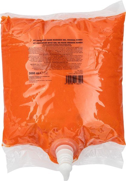 Abrazivní mycí gel na ruce Hygotrendy Orange Power, oranžový, bag 3 L 381.HT21283