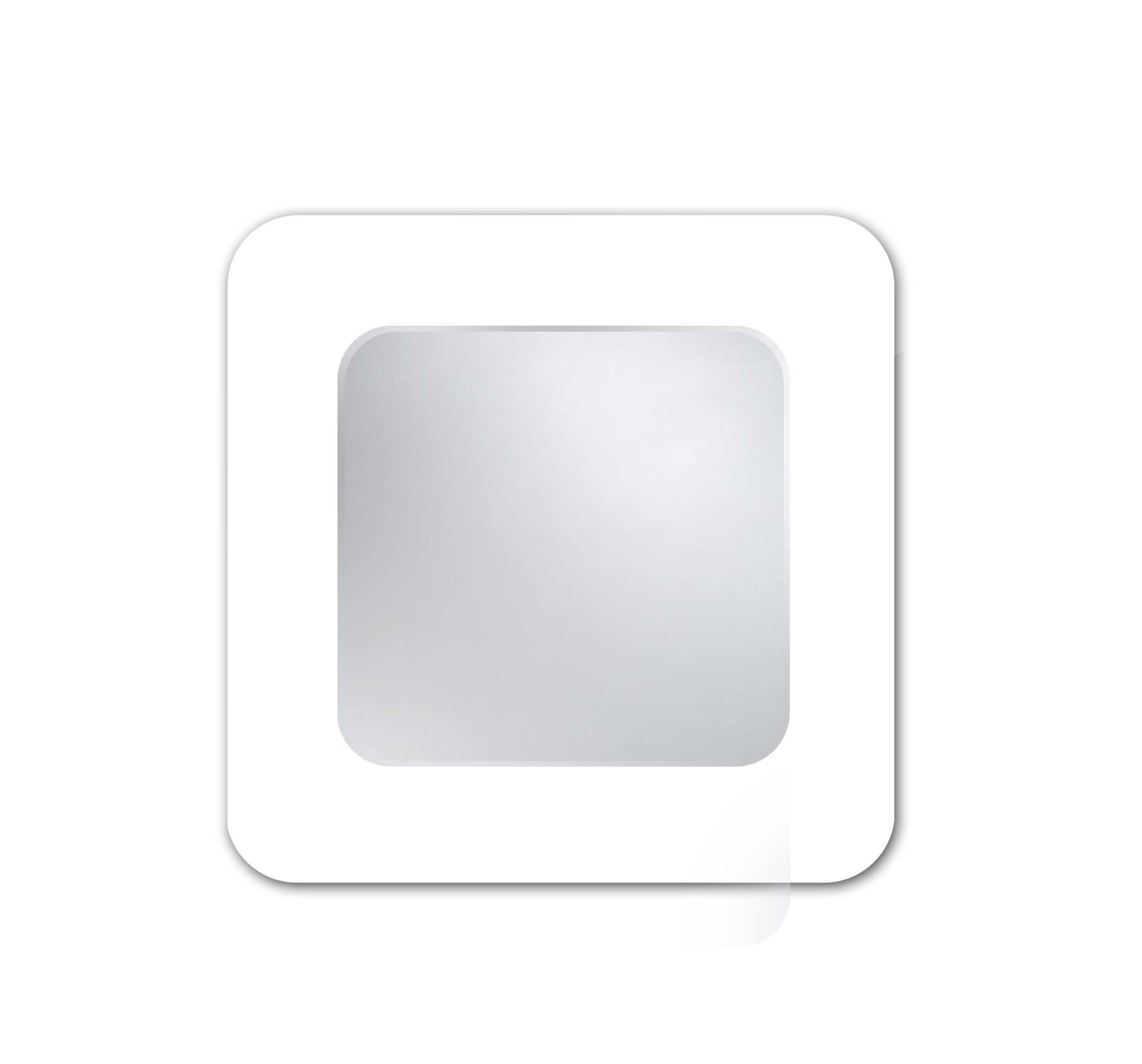 Zrcadlo Apache 75x75 cm White 
