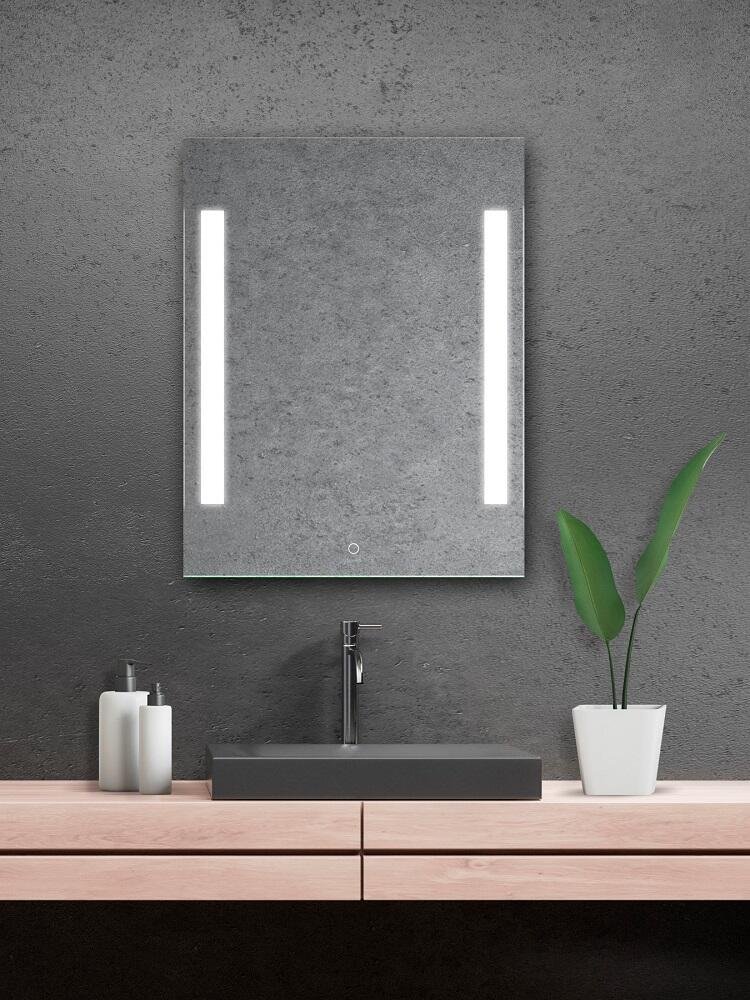 Zrcadlo Lumina Senzor LED 80x60 cm