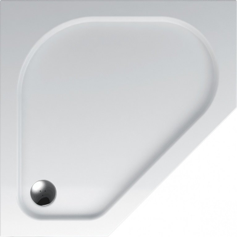 Zeus - sprchová vanička pětiúhelníková 90x90x3,5 cm akrylátová V136090N32T02001