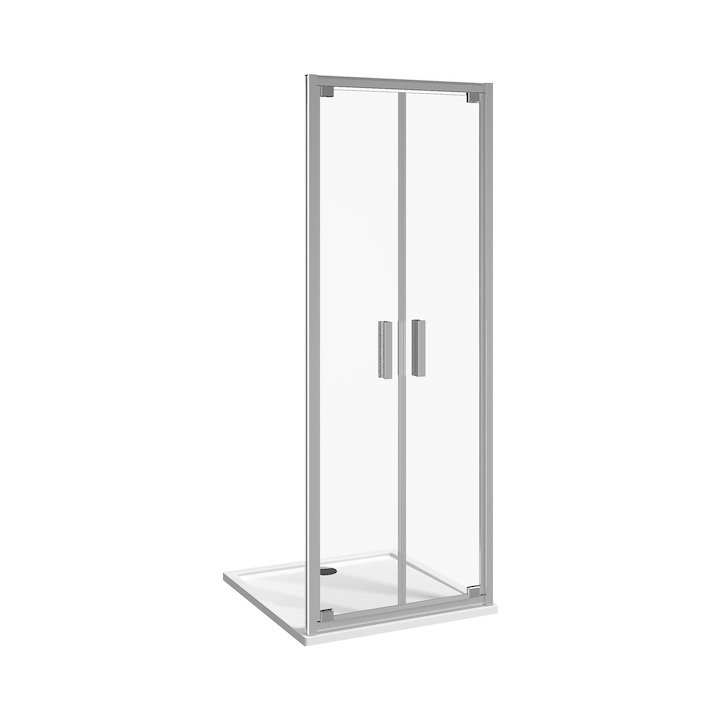 Nion - sprchové dveře dvoukřídlé 80 cm, sklo čiré H2562N10006681