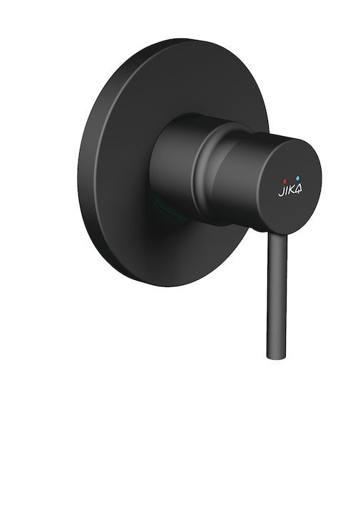 Mio Style - sprchová páková podomítková baterie, černá matná H3312F67160001