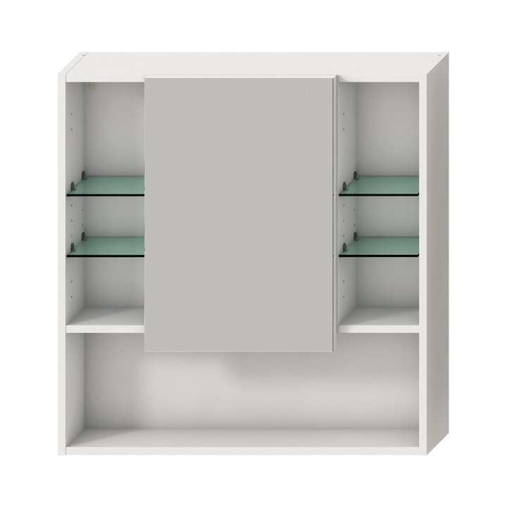 Lyra Plus - zrcadlová skříňka 77,5x80 cm, bílá H4532510383041
