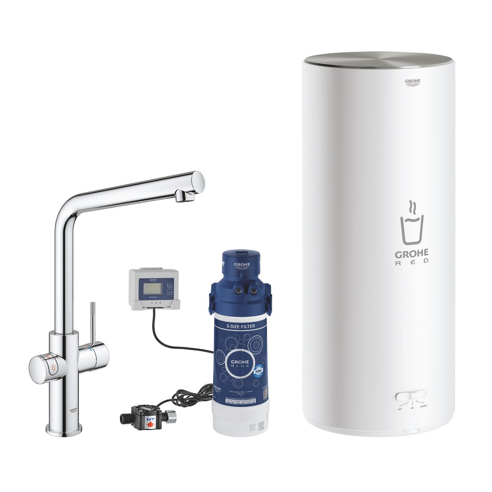 Grohe Red Duo - baterie a zásobník pro vroucí a teplou vodu (7l)