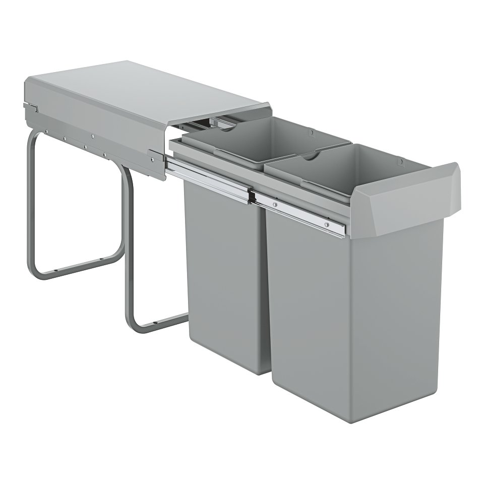 Grohe Blue - vestavný odpadkový koš 30 cm, dělený, objem 15/15 l