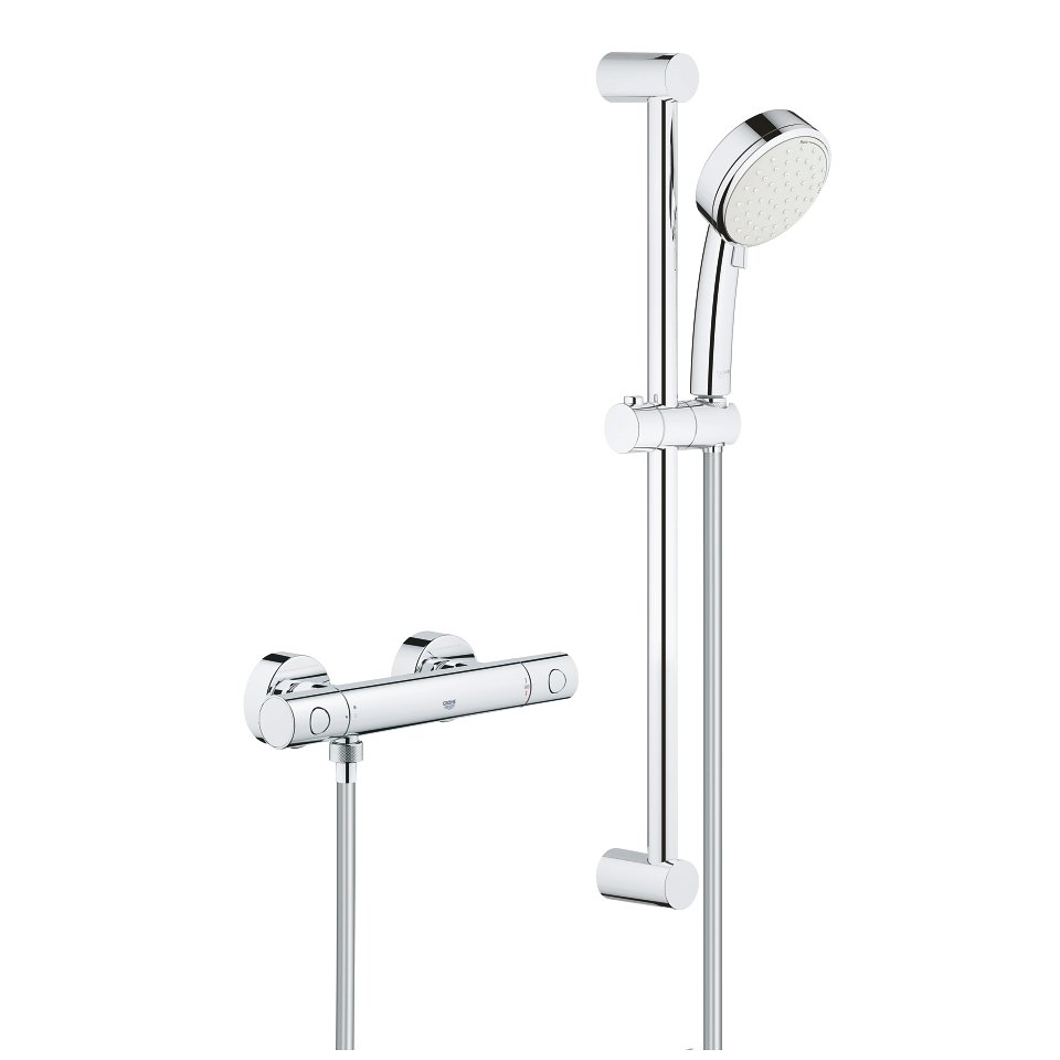 Grohe Grohtherm 800 Cosmopolitan - termostatická sprchová nástěnná baterie, se sprchovou soupravou 34768000