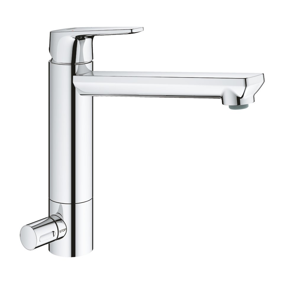 Grohe BauEdge - páková dřezová baterie, integrovaný předuzávěr 31696000