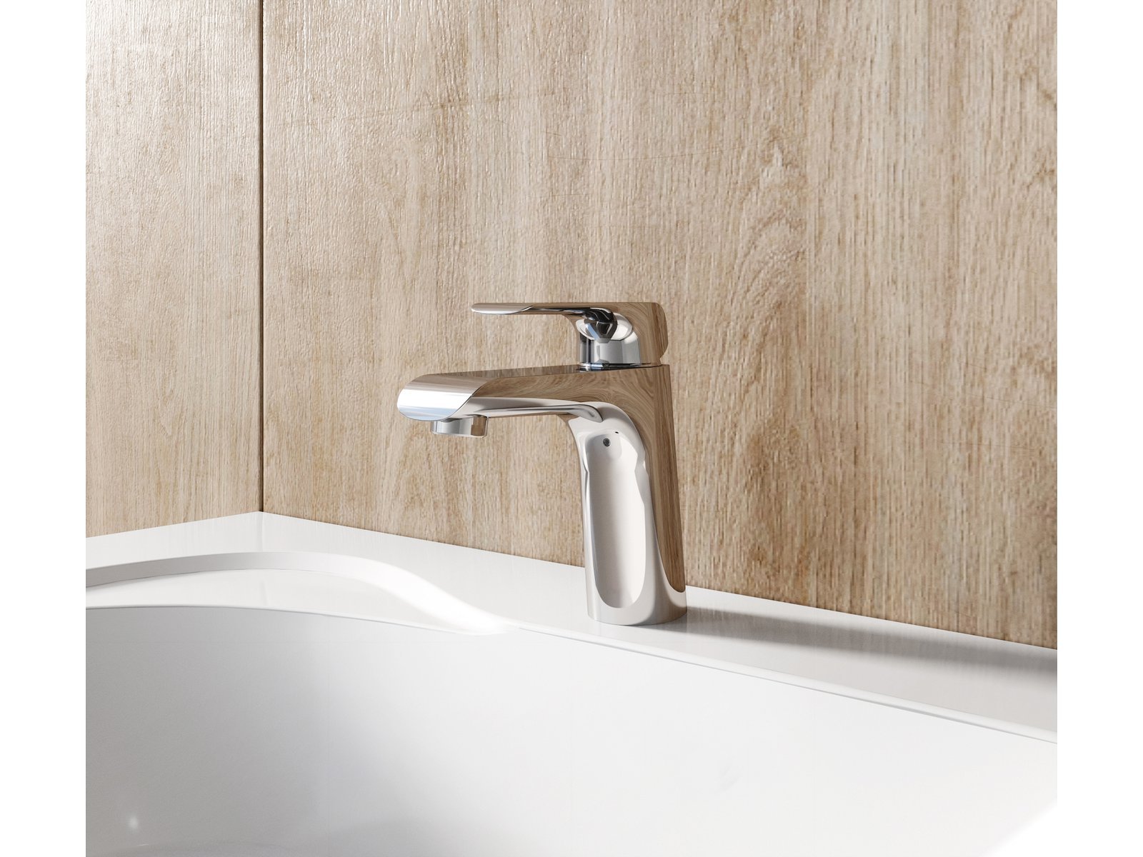 Náhled FL 014.00CR umyvadlová stojánková baterie 151 mm bez výpusti, chrom