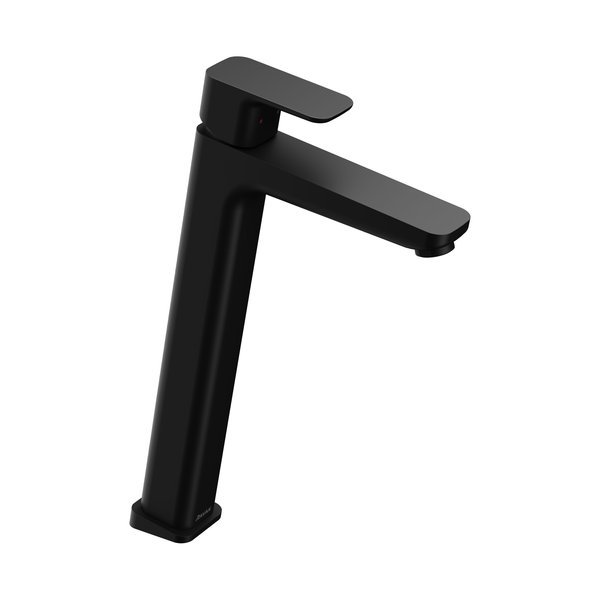 TD F 015.20 umyvadlová stojánková baterie 10° Free Black bez výpusti 333 mm, černá