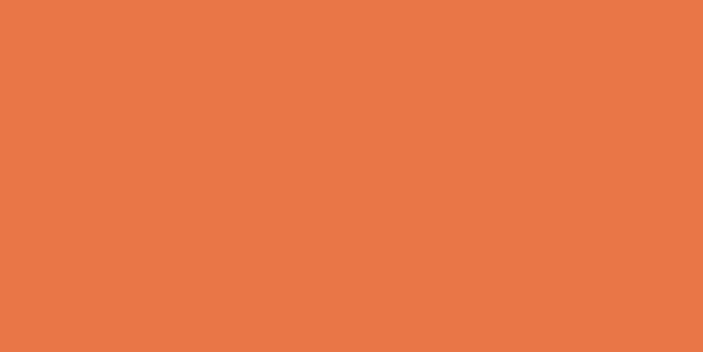 Color One (RAL 0506080) - obkládačka 20x40 oranžová matná