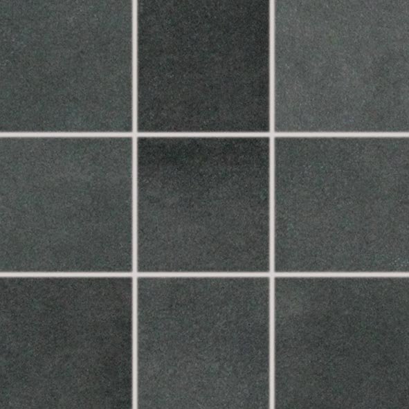 Extra - dlaždice rektifikovaná 9,8x9,8 černá, tl. 10 mm
