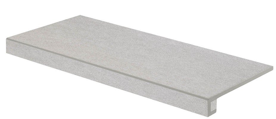Block - schodová tvarovka rektifikovaná 39,8x79,8 světle šedá