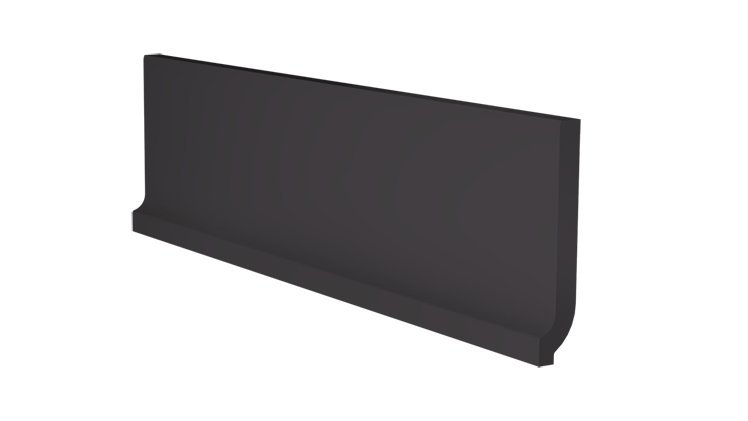 Taurus Color (19 ABS Black) - sokl s požlábkem 8x30 černá TSPKF019