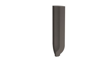 Taurus Color (07 S Dark Grey) - vnitřní roh sokl 2,3x9 cm šedý