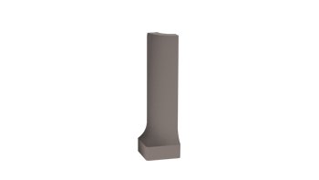 Taurus Color (06 S Grey) - vnější roh sokl 2,3x8 cm šedý